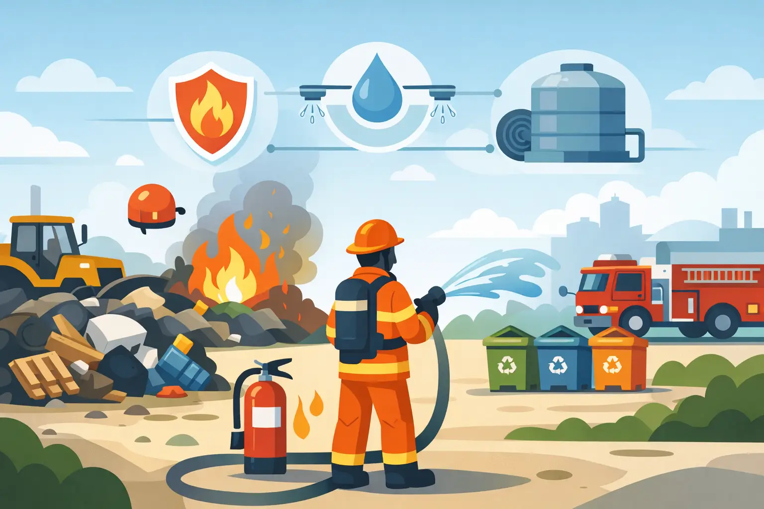 Fire Prevention Plans for Waste Sites