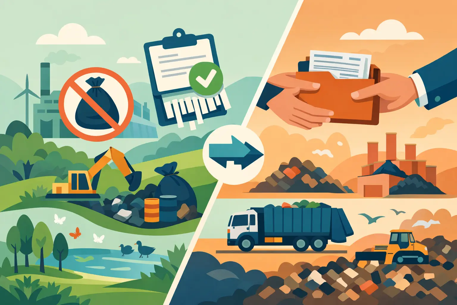 Waste Permit Surrender vs Transfer