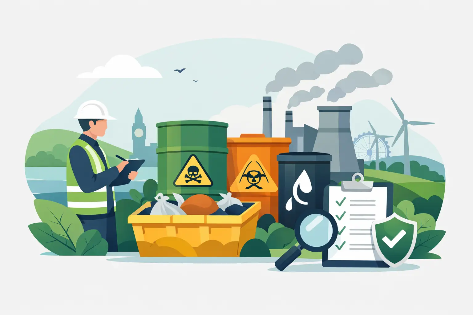 Hazardous Waste Compliance Case Study for UK Sites